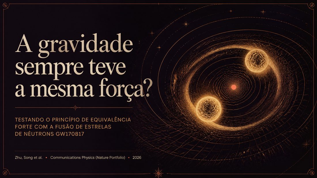 Estudo estabelece limite recorde para variação da constante gravitacional usando ondas de GW170817
