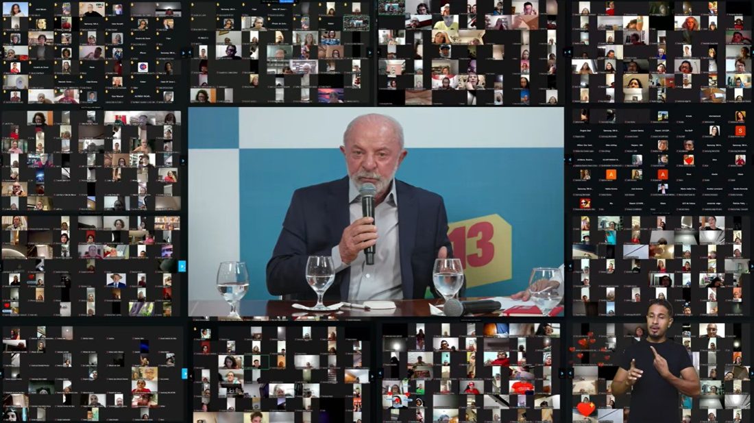 Lula faz live no Palácio da Alvorada e recorda proibição ao uso do local por Bolsonaro em 2022