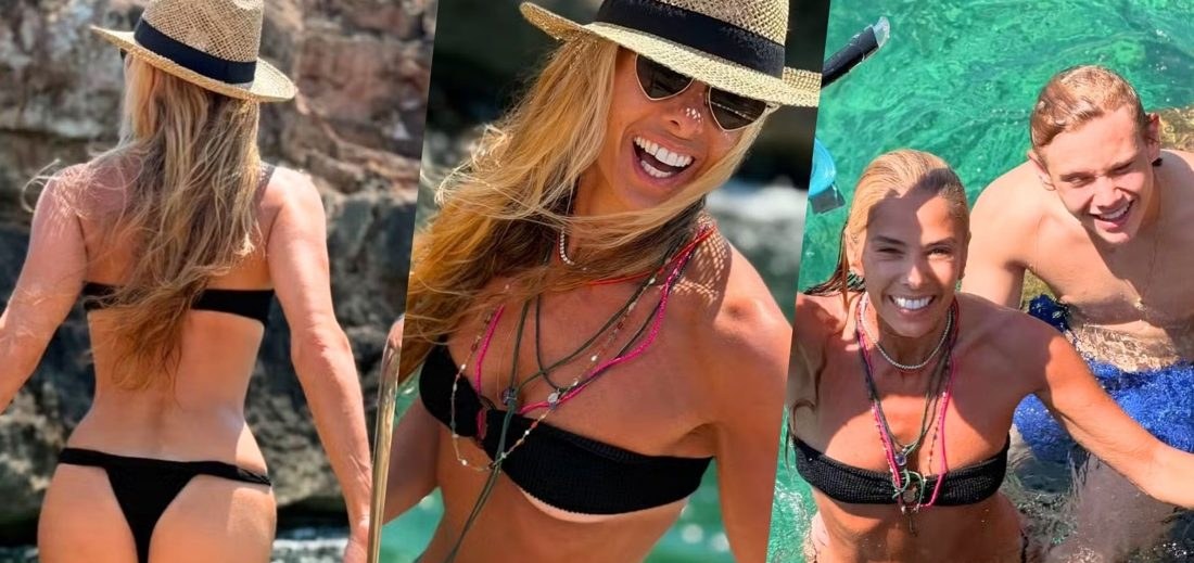Adriane Galisteu brilha ao lado do filho em férias na Espanha
