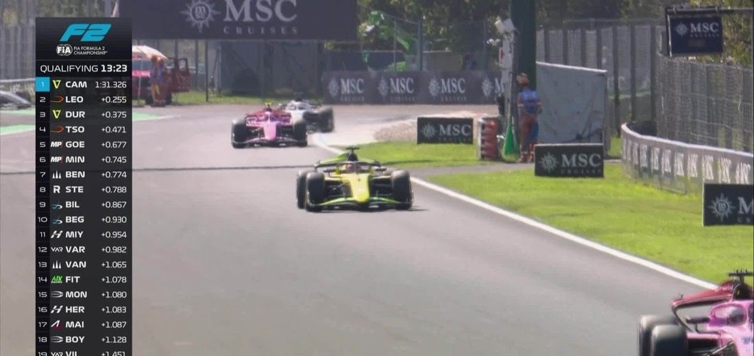 Rafa Câmara conquista pole position na F2 em Monza