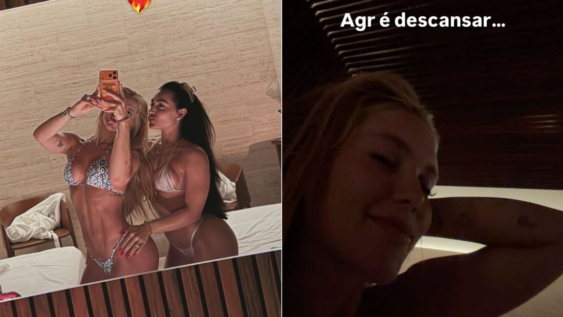Virgínia Fonseca relata perrengue em Madri e improvisa banho na casa de Vini Jr.: água quente só quando quer