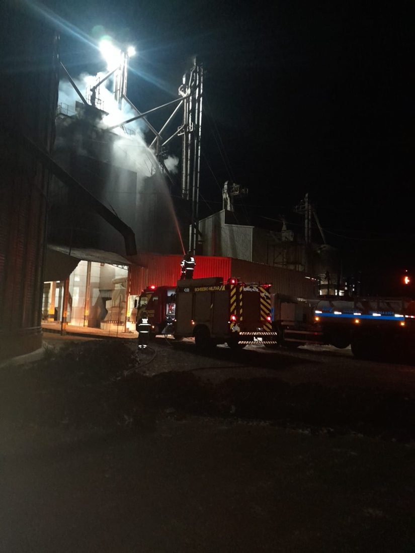 Incêndio em Secador de Grãos na Zona Rural de Jataí: Bombeiros Atuam por Nove Horas
