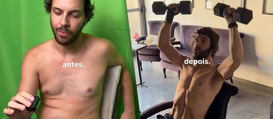 Diogo Defante revela treino intenso e exibe transformação física antes do Rock in Rio 2026