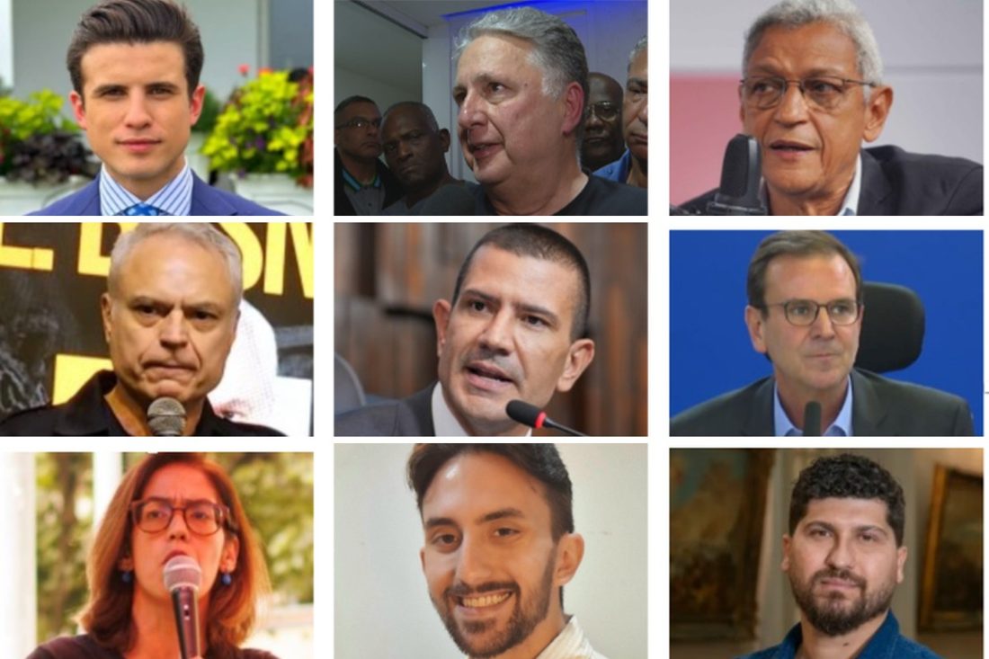 Mapa das visitas: candidatos ao governo do RJ percorreram 45 municípios no 1º turno das eleições de 2026