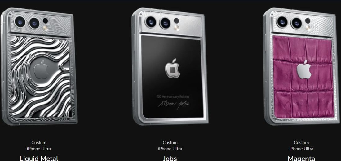 iPhone dobrável de quase R$ 100 mil entra em pré‑venda pela Caviar antes do lançamento oficial da Apple