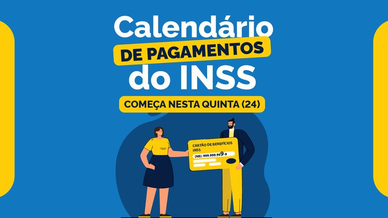 INSS inicia pagamento de benefícios e auxílios de setembro nesta quinta (24)