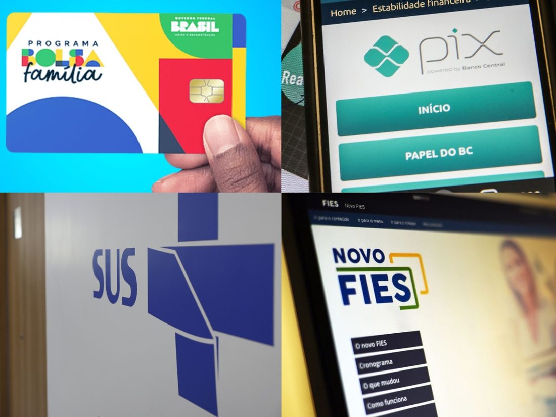 Quem criou o Bolsa Família, o Pix, o SUS e outros programas federais