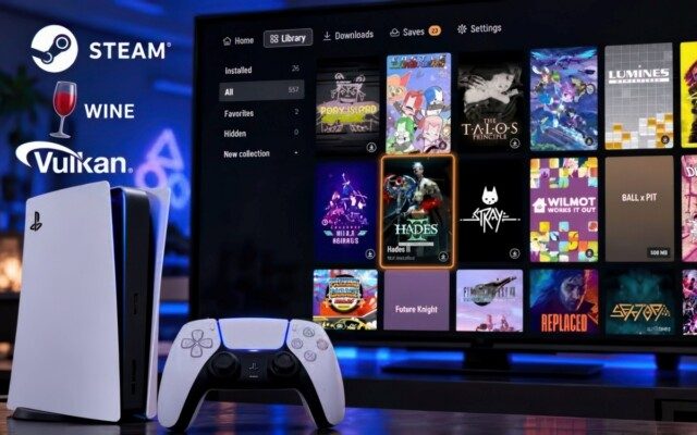 Projeto Playden transforma PS5 com jailbreak em alternativa à Steam Machine