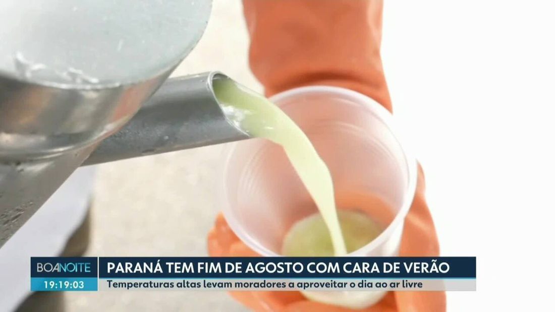 Calor altera a rotina dos paranaenses nos últimos dias de agosto