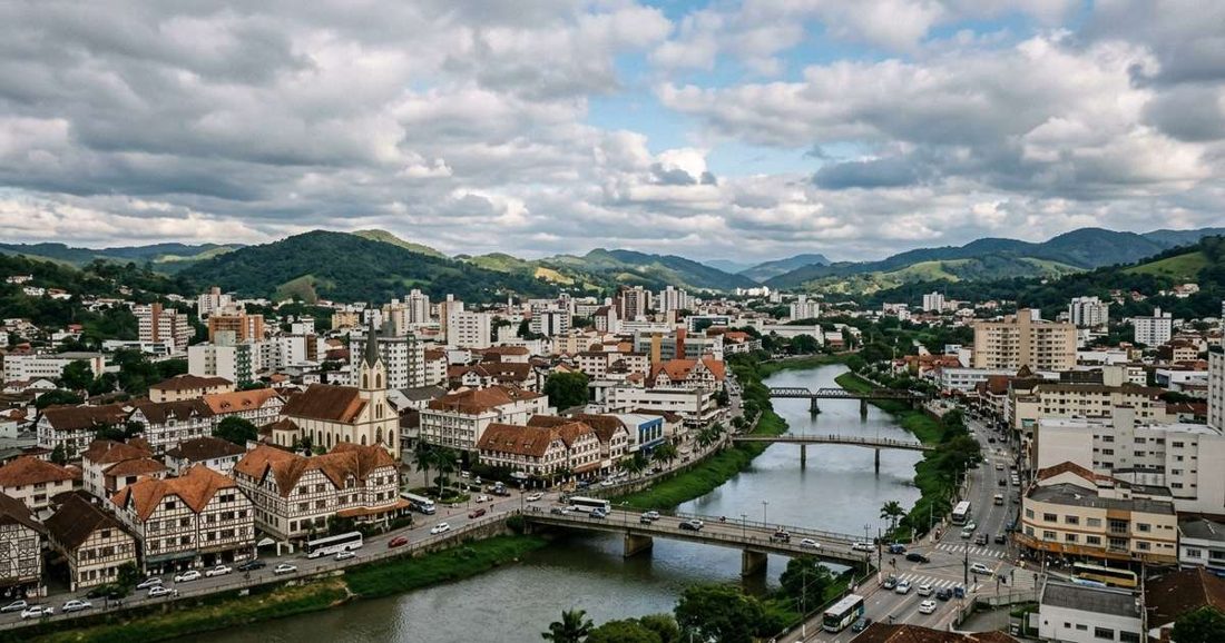 Previsão do tempo em Blumenau (SC) para esta quinta-feira: sol entre nuvens e temperaturas entre 17°C e 24°C