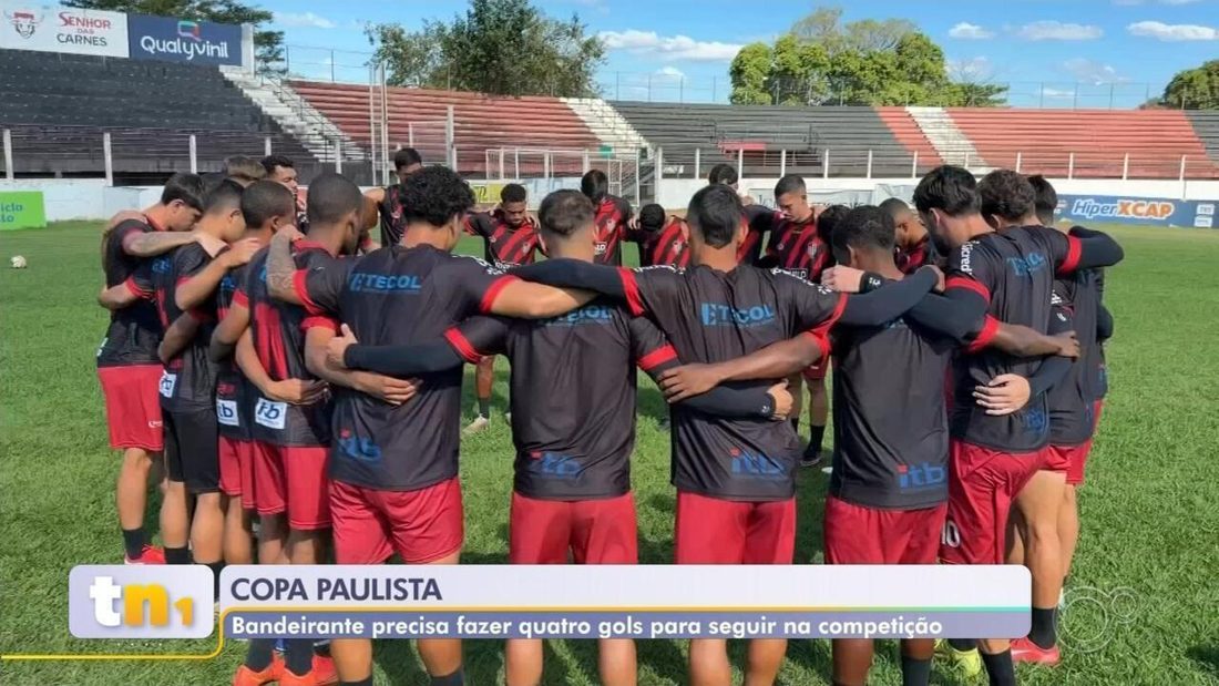 Bandeirante precisa de vitória por quatro gols contra o União São João para avançar na Copa Paulista