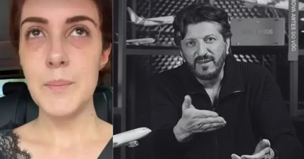 Luto: Esposa de Lito Sousa pede silêncio no velório e protege filho de 7 anos