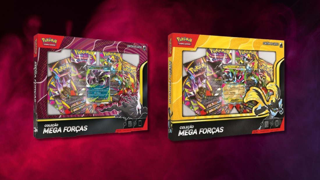 Coleção Mega Forças de Pokémon TCG tem 14% de desconto na loja oficial da Copag no Mercado Livre