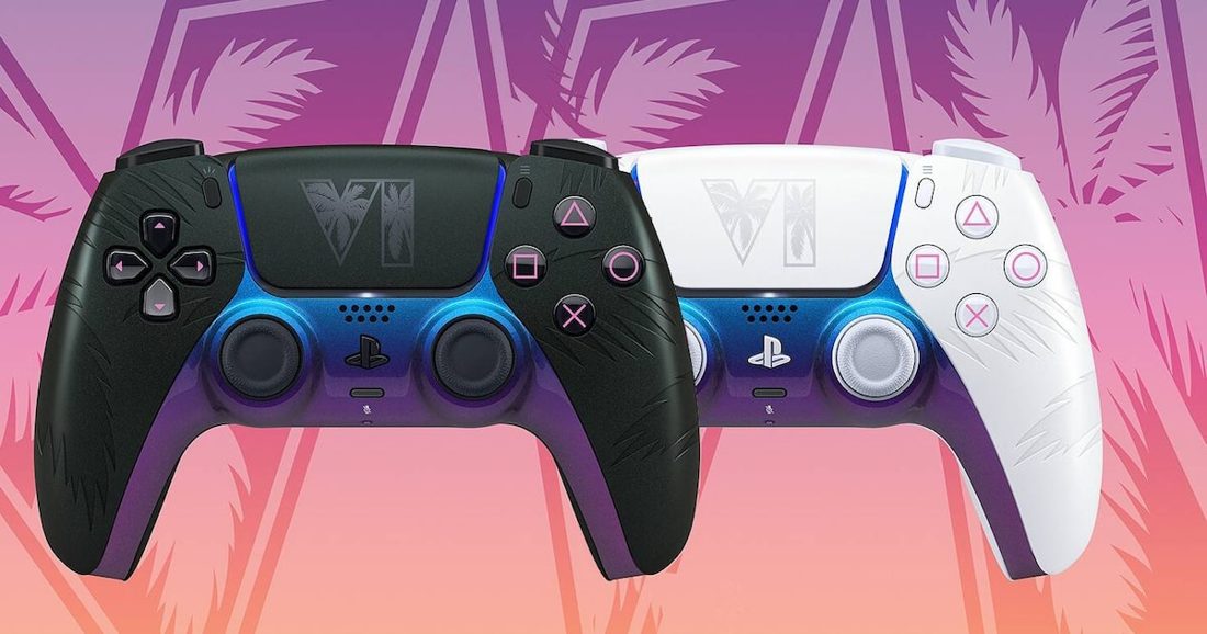 Sony lança controles DualSense temáticos de GTA 6 em edição limitada