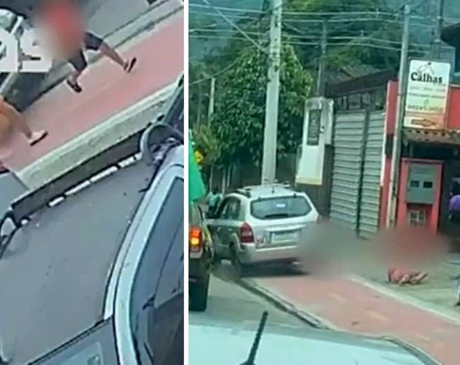 Crianças de 9 e 5 anos são atropeladas por carro com adesivos do PT em ciclovia de Ilhabela