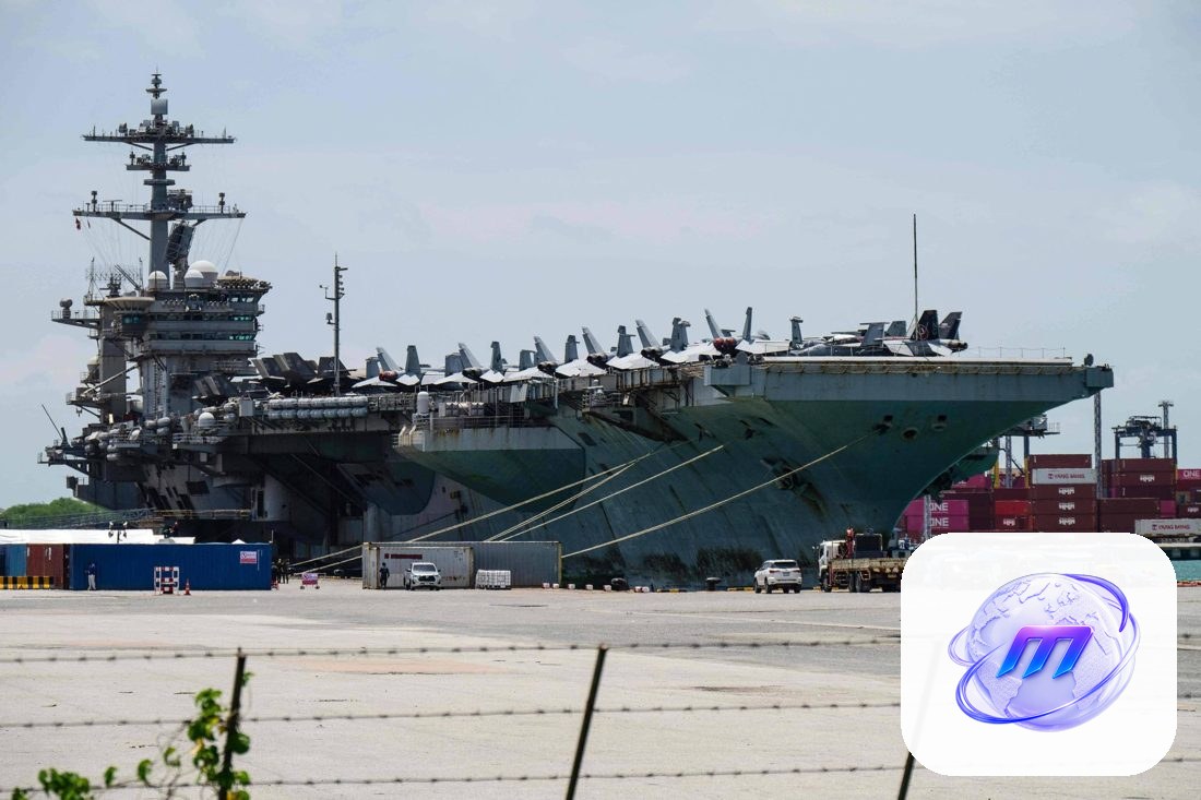 USS Abraham Lincoln chega ao porto após 9 meses no mar; veja fotos de hoje