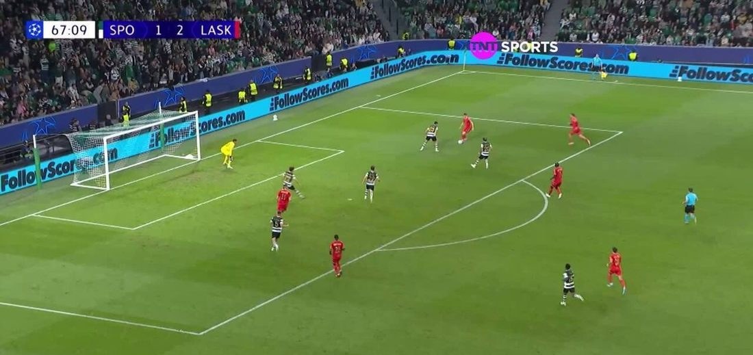 Sporting e LASK empatam em jogo de 5 gols pela Liga dos Campeões 2026/27; veja os melhores momentos