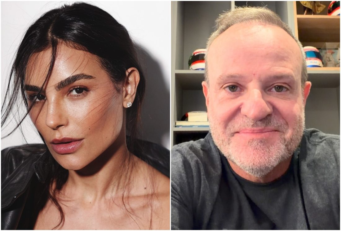 Cíntia Chagas confirma namoro com Rubens Barrichello e afirma que estão muito felizes