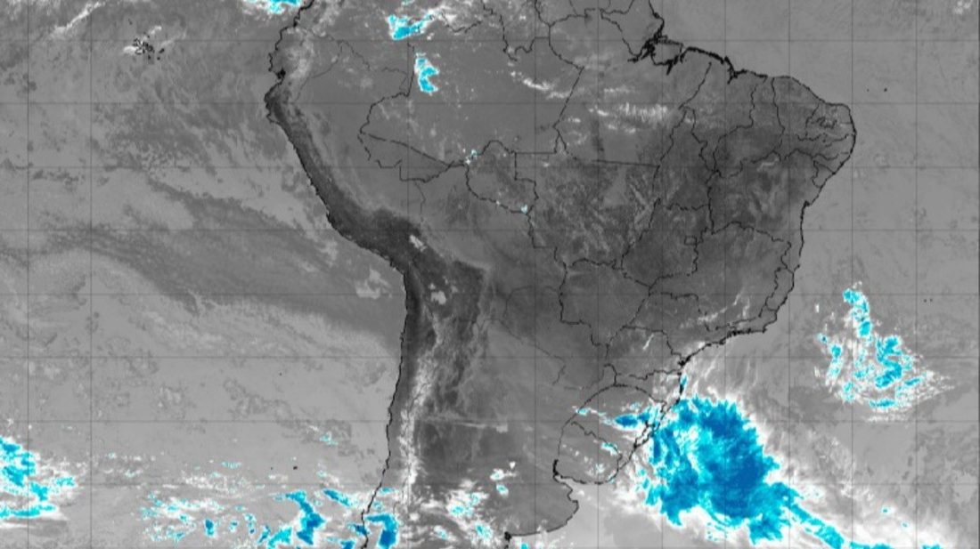 Ciclone extratropical se forma no Sul e traz chuva ao Sul e frio ao Sudeste na próxima semana