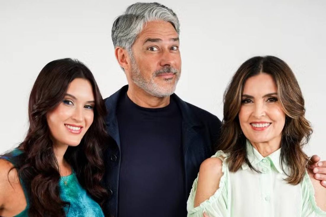 William Bonner será entrevistado por Fátima Bernardes e Bia Bonemer no videocast "Cá Entre Nós"