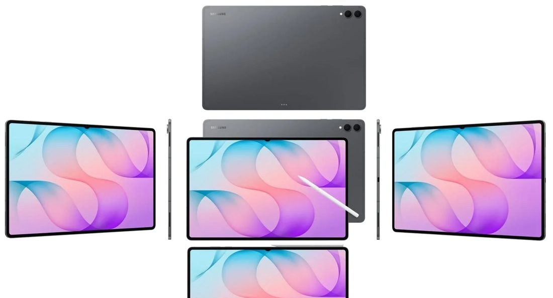 Galaxy Tab S12 Ultra aparece em renders e revela design de 5,1 mm de espessura