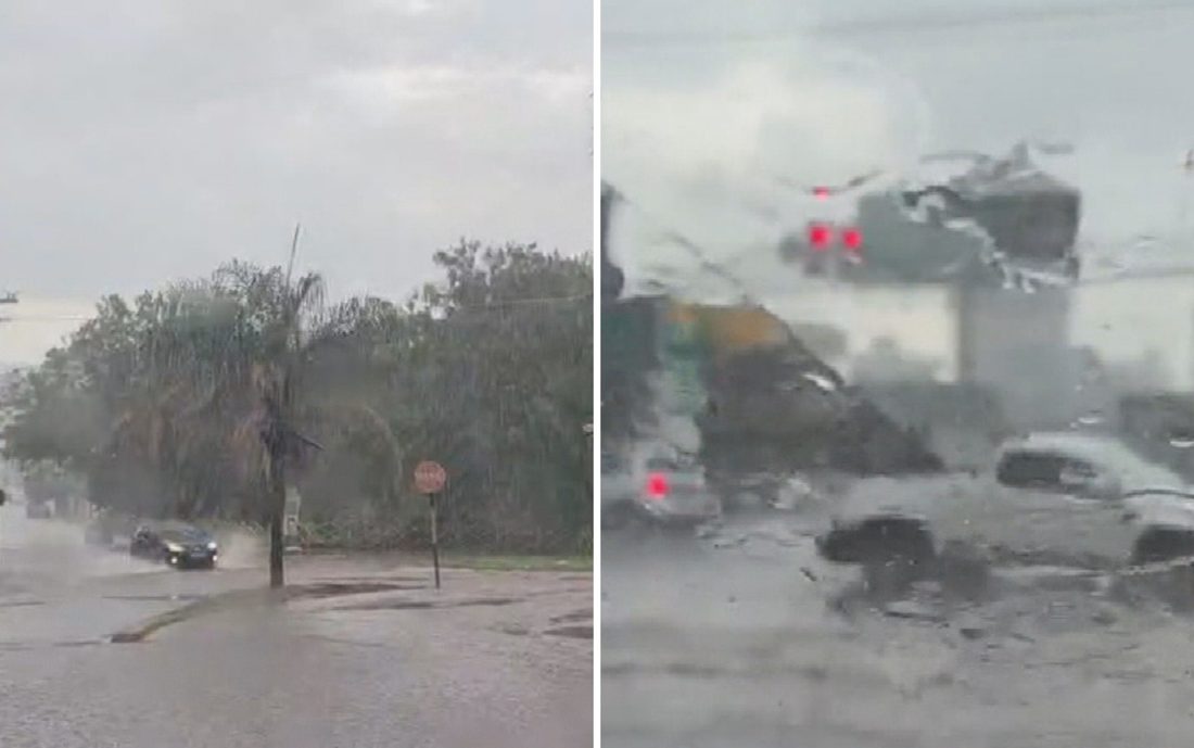 Chuvas intensas surpreendem cidades de Goiás; água invade UPA e fio elétrico pega fogo