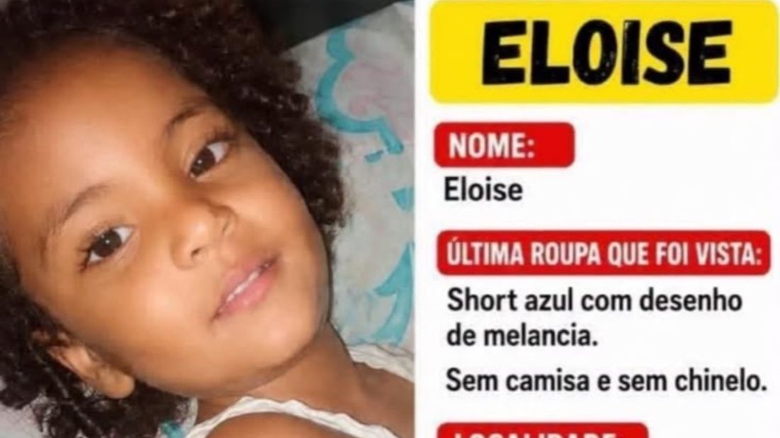 Corpo de menina de 4 anos desaparecida em Duque de Caxias é encontrado sem vida em piscina de vizinho