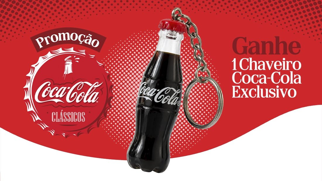 Coca‑Cola Brasil relança promoção "Clássicos KS" com 300 mil mini chaveiros em formato de garrafa