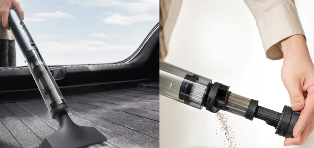 Mini aspirador da Xiaomi cabe no porta-copos do carro e custa só R$ 142