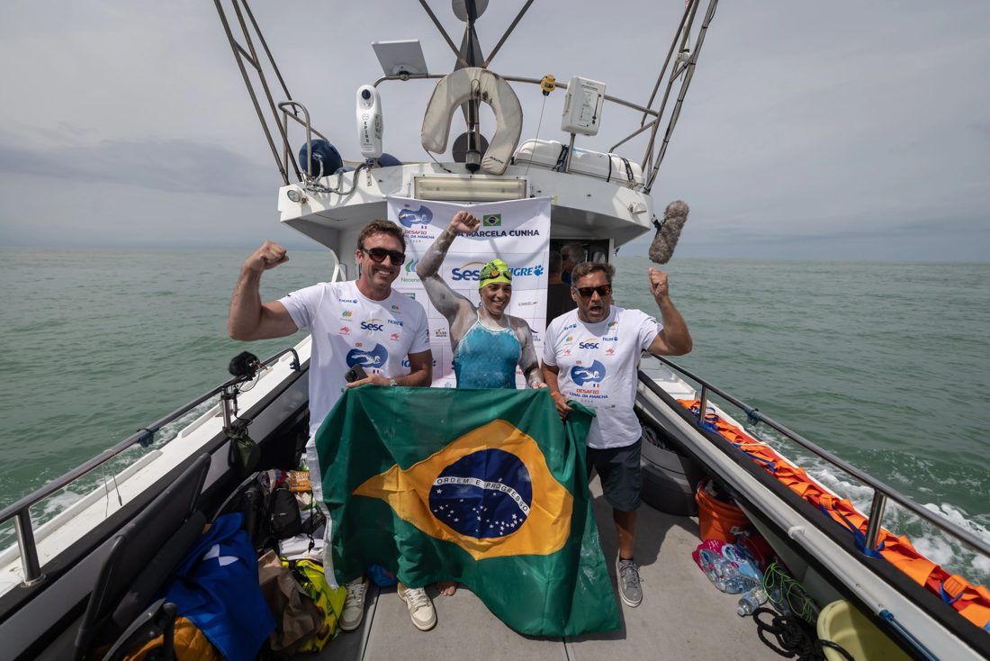 Ana Marcela Cunha Estabelece Recorde Sul-Americano na Travessia do Canal da Mancha