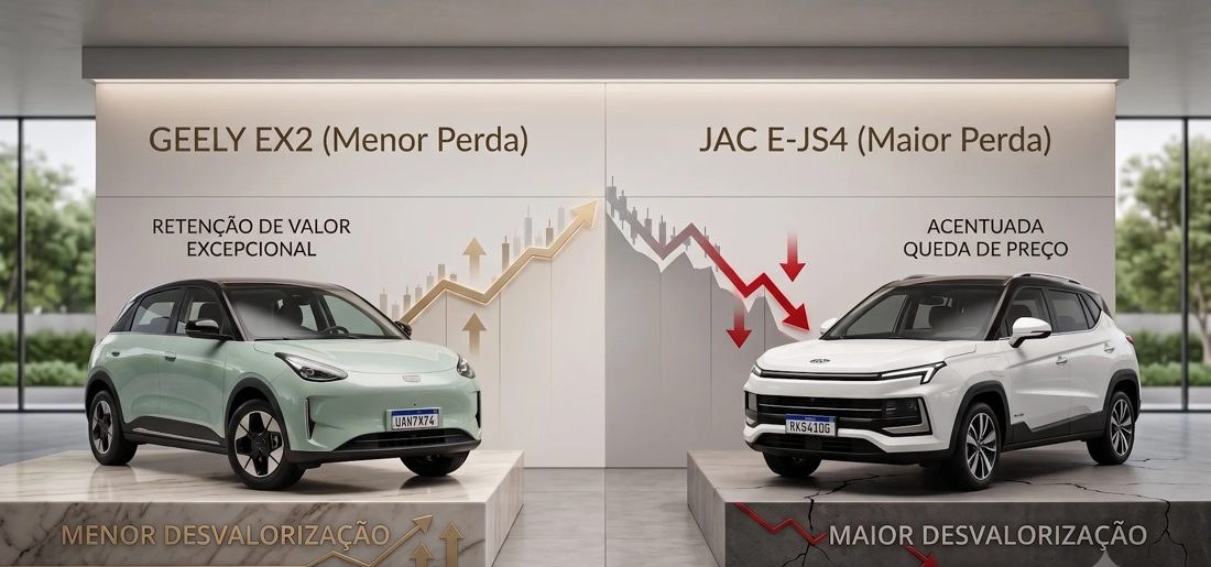 Carros Elétricos: Desvalorização no Brasil em 2026