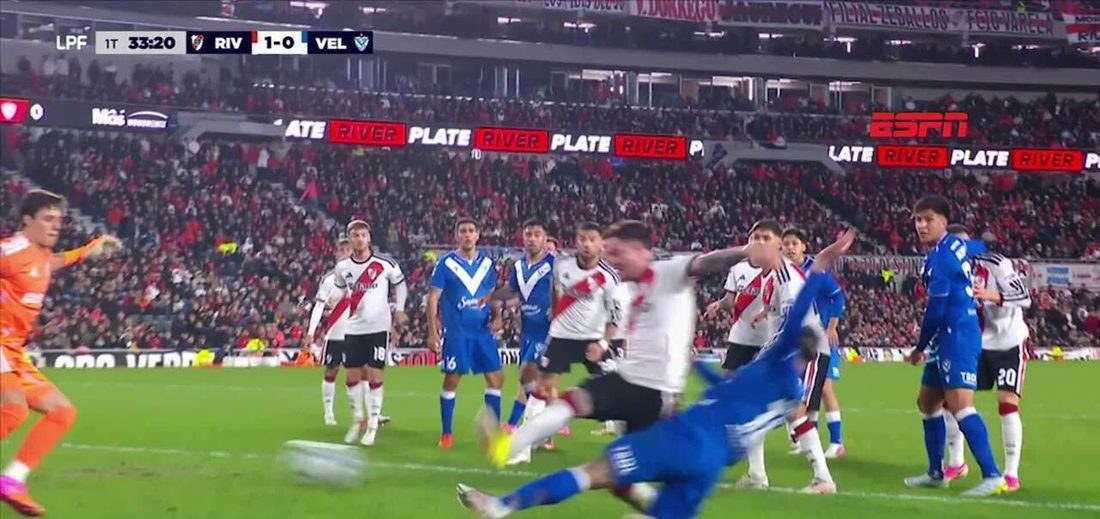 River Plate e Vélez Sarsfield empatam em 2 a 2 na 6ª rodada do Campeonato Argentino