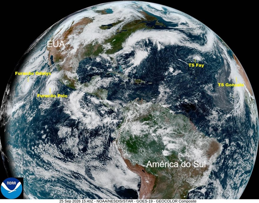 El Niño impede formação de furacões no Atlântico Norte e intensifica tempestades no Pacífico em 2026