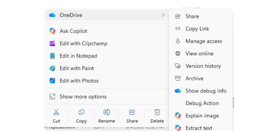 Microsoft remove oito botões do Copilot no Explorador de Arquivos e deixa o Windows 11 mais limpo