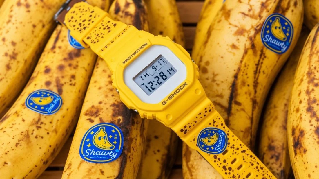 Casio transforma G‑Shock em banana e cria universo de marca com a BAIT