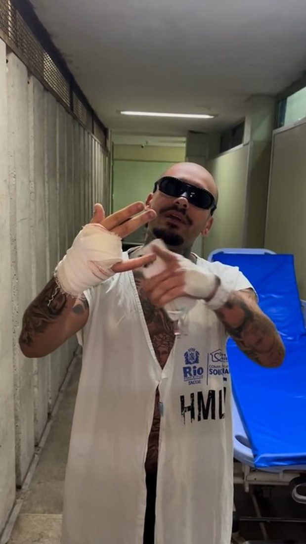 Streamer perde dedo ao tentar pular grade no Rock in Rio e tem live interrompida