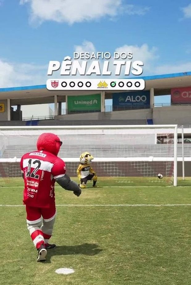 Mascote do CRB supera o Tigre do Criciúma em disputa de pênaltis antes da partida da Série B