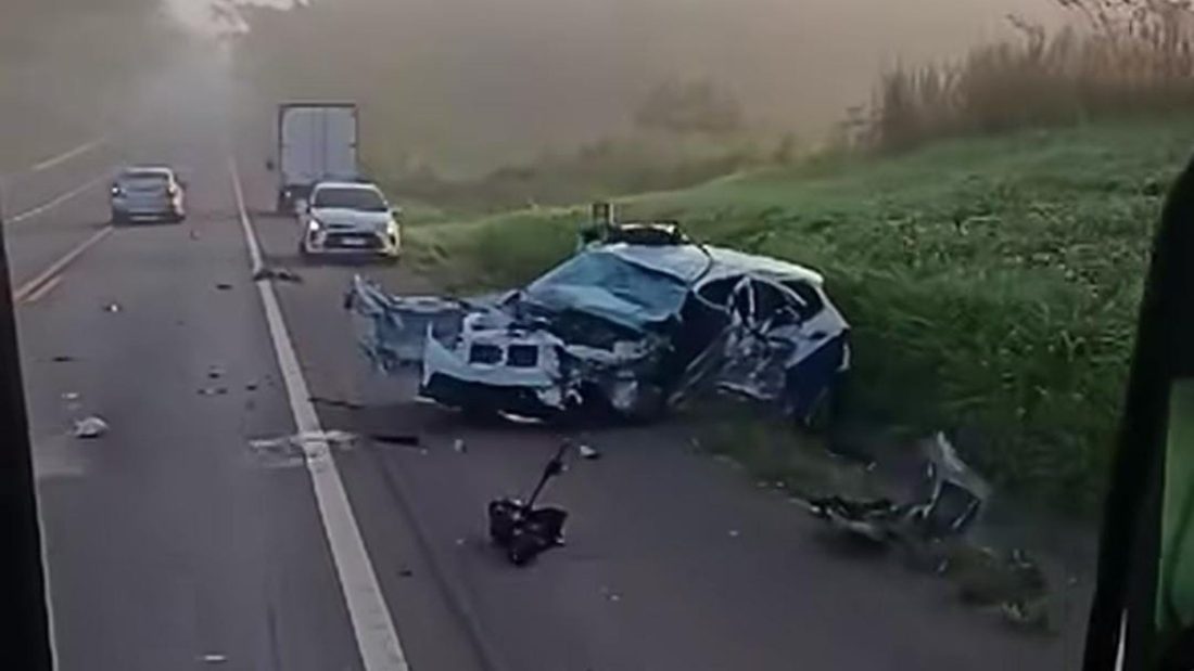 Acidente na SP-425 envolvendo carro da Prefeitura de Glicério deixa duas mortes e dois feridos em José Bonifácio