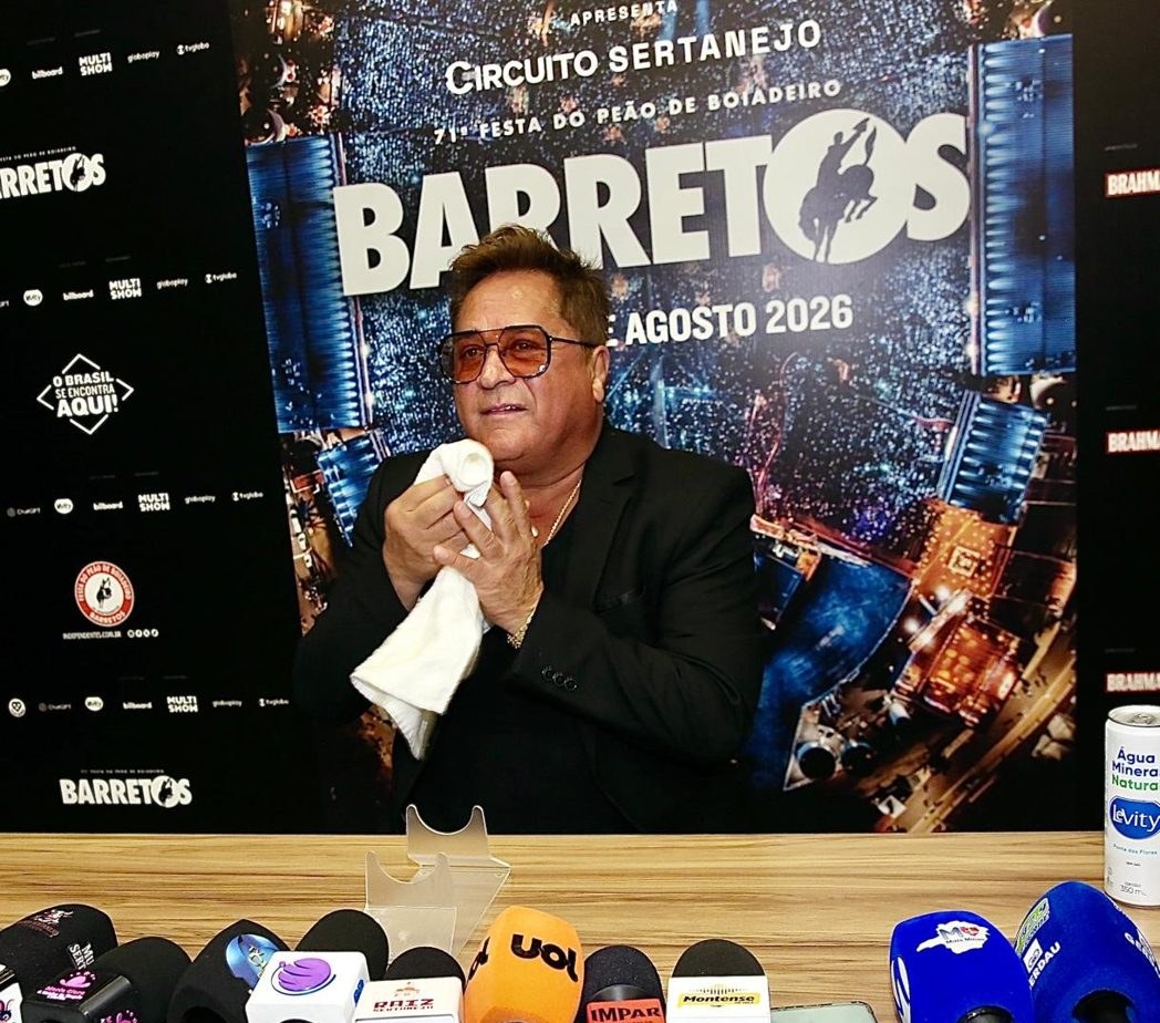 Leonardo brinda com cachaça própria e fala sobre essência e música na Festa do Peão de Barretos