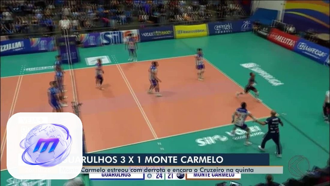 Guarulhos vence Monte Carmelo por 3 a 1 na estreia da Superliga masculina