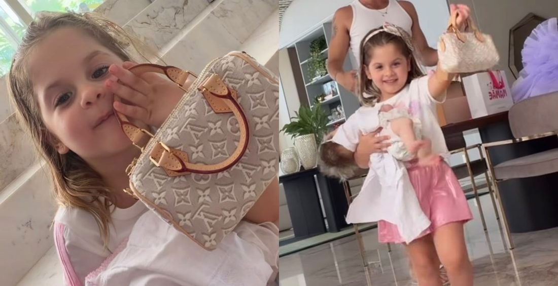Filha de Virginia e Zé Felipe ganha bolsa de luxo de R$ 15 mil no aniversário de 4 anos