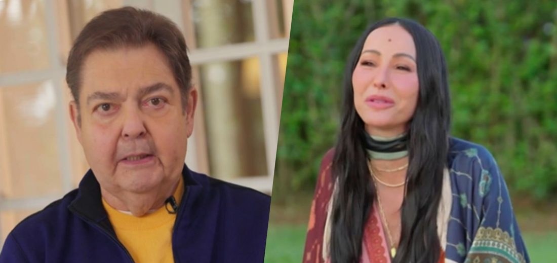 Sabrina Sato se emociona ao receber mensagem de Fausto Silva no Em Família