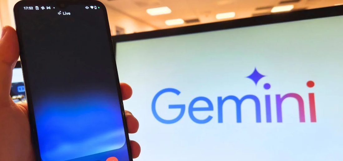 Gemini Live ganha novo menu e permite enviar imagens e documentos por voz sem reiniciar o chat