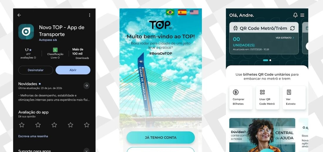 TOP antigo encerra atividades; migre para o novo TOP – App de Transporte em São Paulo
