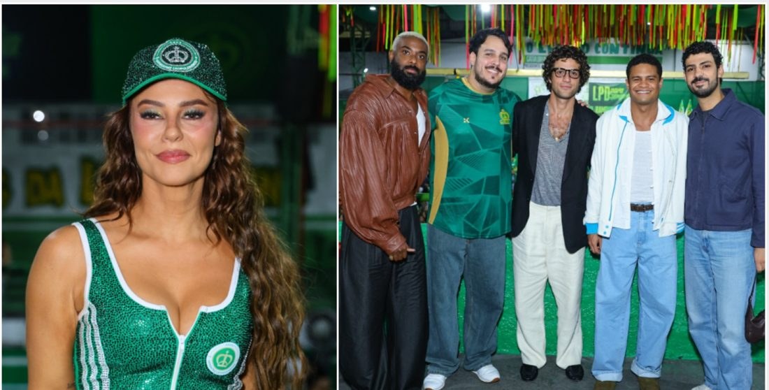 Paolla Oliveira estreia ensaio de quadra como Rainha de Bateria da Imperatriz Leopoldinense