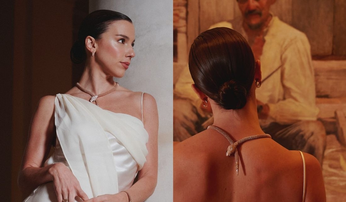 Alice Wegmann exibe costas definidas em look para evento e fãs pedem: 'Passa o treino'