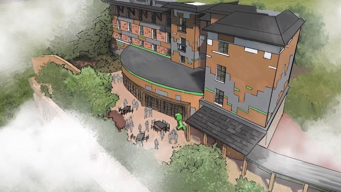 Minecraft ganhará parque temático com montanha-russa e hotel oficial