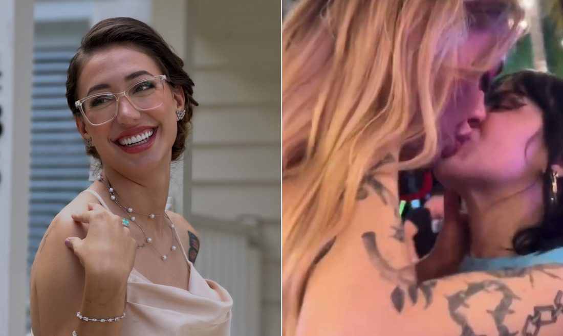 Web resgata vídeos de beijos de Nicole Louise com outras mulheres após declaração de pai sobre afastamento por ser gay