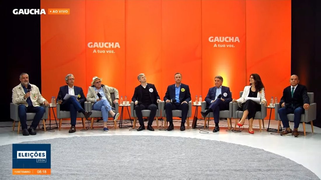 Candidatos ao Senado pelo RS debatem crise no STF, bets e violência contra a mulher