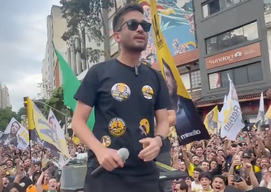 Kim Kataguiri promete renunciar se Renan Santos ficar abaixo de 3% nas pesquisas presidenciais